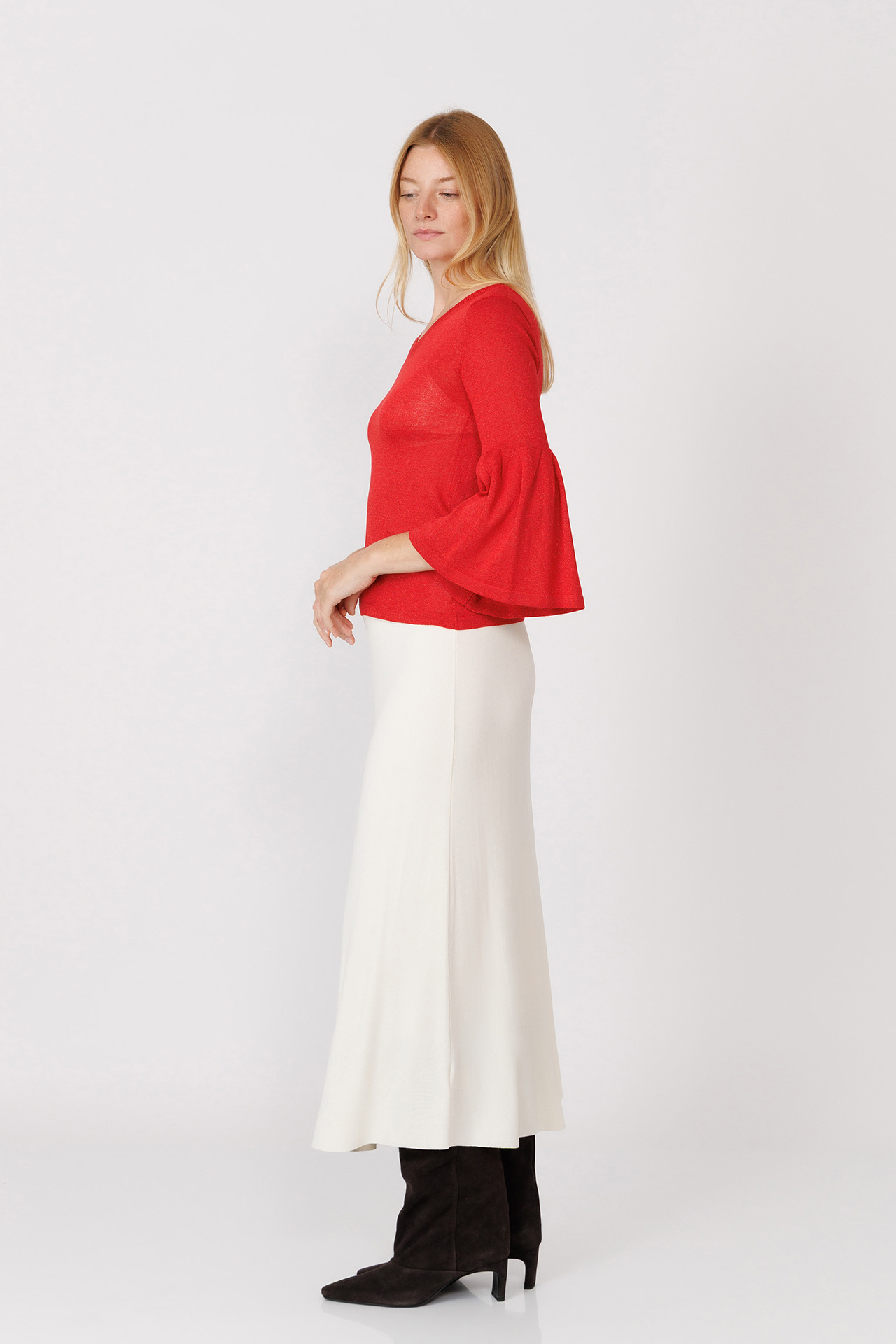 BLUZĂ DIN TRICOT FIN CU LUREX 3540DL