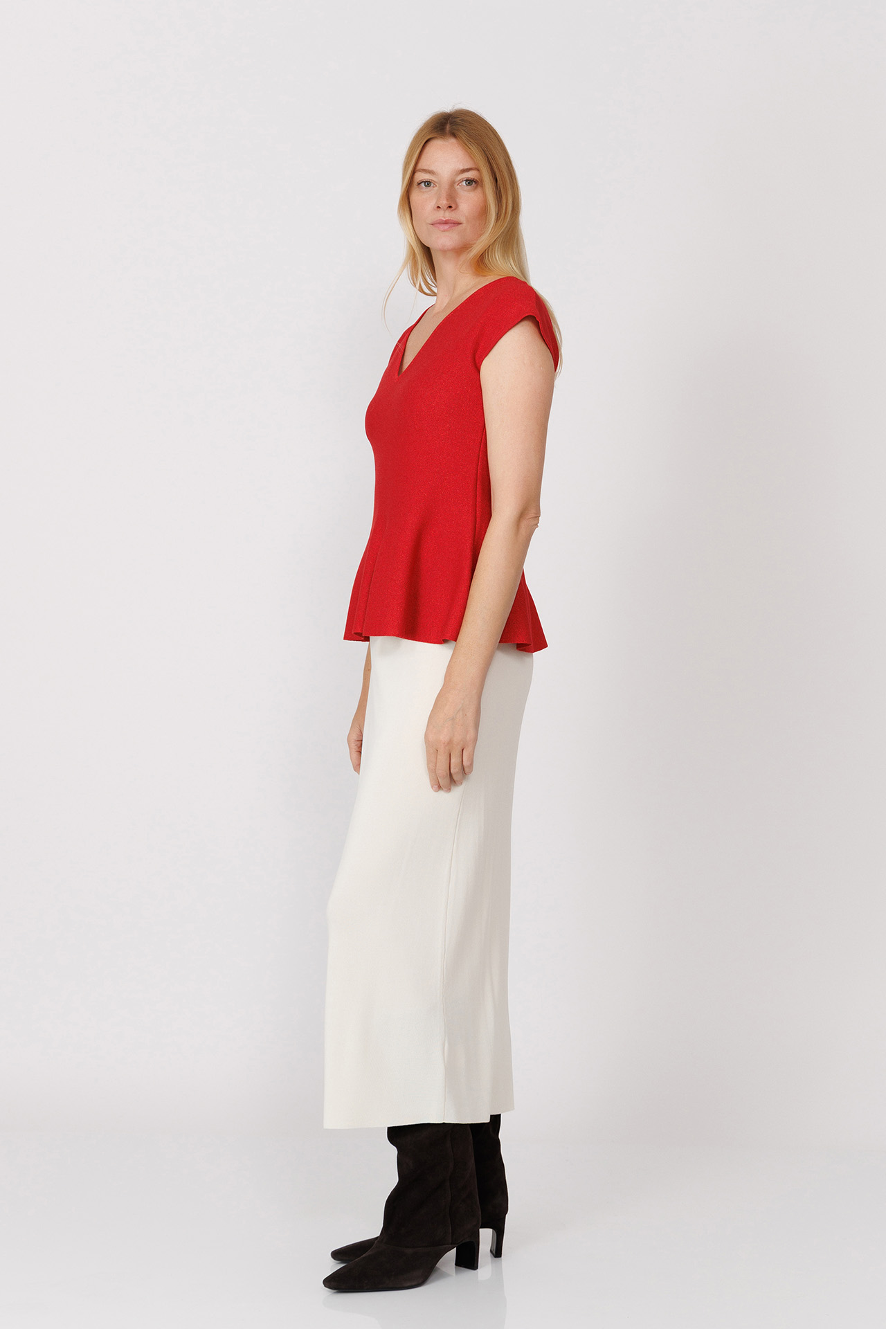 BLUZĂ DIN TRICOT FIN CU LUREX 3536DL
